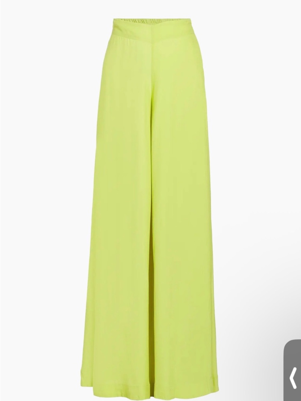 SWF Wide Leg High-Waist Pants in Lime